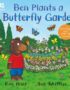 Ben plants a butterfly garden